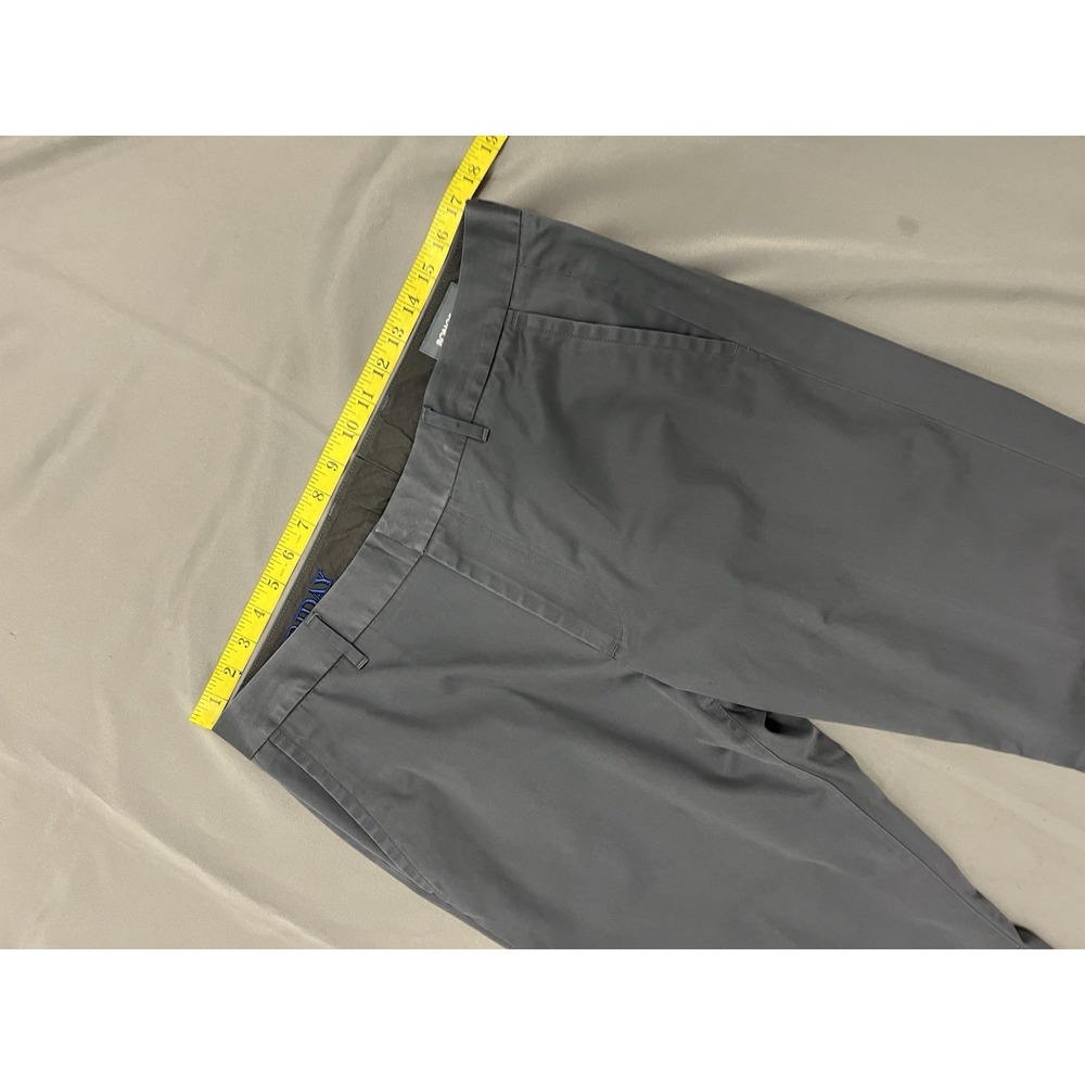 Bonobos Men's Friday Slim Fit Gray 100% Cotton Chino Pants Size 34x30 - Picture 2 of 8